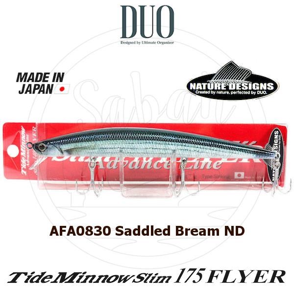 Duo Tide Minnow Slim 175 FLYER AFA0830 Saddled Bream ND