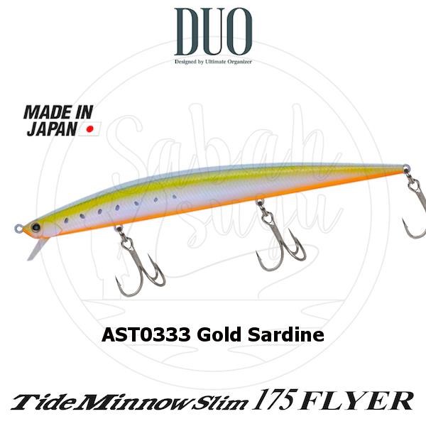 Duo Tide Minnow Slim 175 FLYER AST0333 Gold Sardine