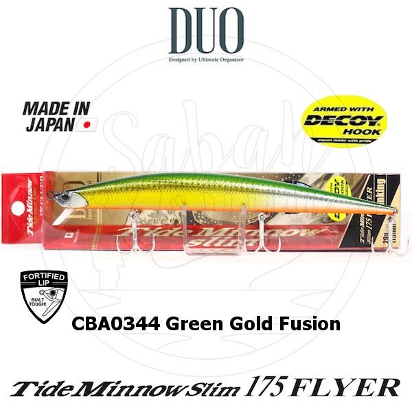 Duo Tide Minnow Slim 175 FLYER CBA0344 Green Gold Fusion