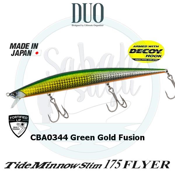 Duo Tide Minnow Slim 175 FLYER CBA0344 Green Gold Fusion