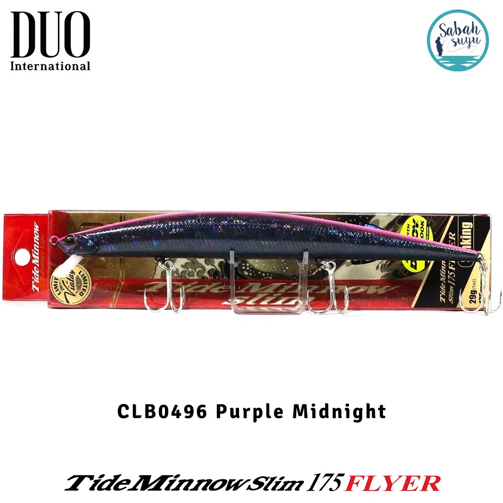 Duo Tide Minnow Slim 175 FLYER CLB0496 Purple Midnight