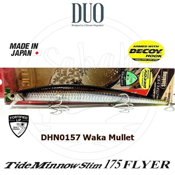 Duo Tide Minnow Slim 175 FLYER DHN0157 Waka Mullet