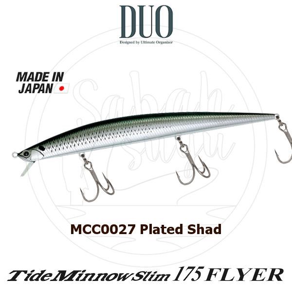 Duo Tide Minnow Slim 175 FLYER MCC0027 Plated Shad