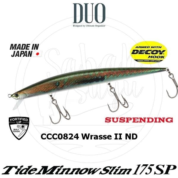 Duo Tide Minnow Slim 175SP CCC0824 Wrasse II ND