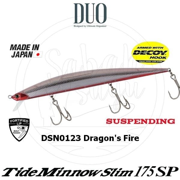 Duo Tide Minnow Slim 175SP DSN0123 Dragon's Fire