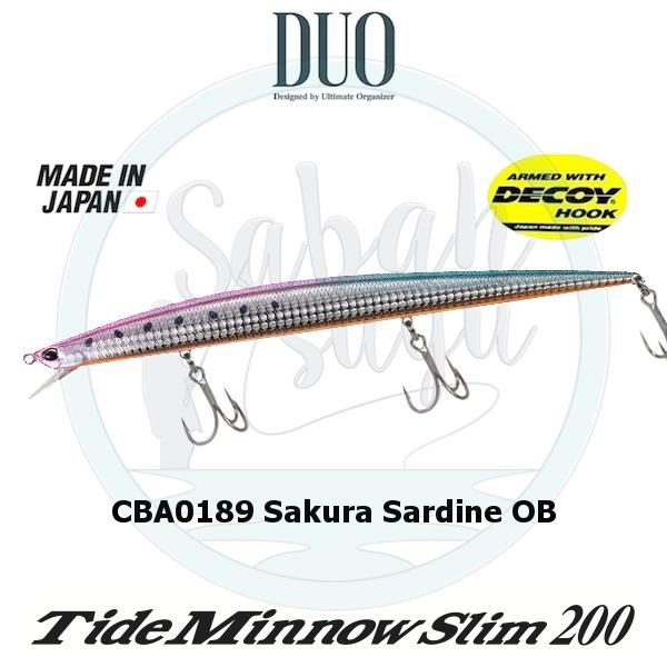 Duo Tide Minnow Slim 200 CBA0189 Sakura Sardine OB