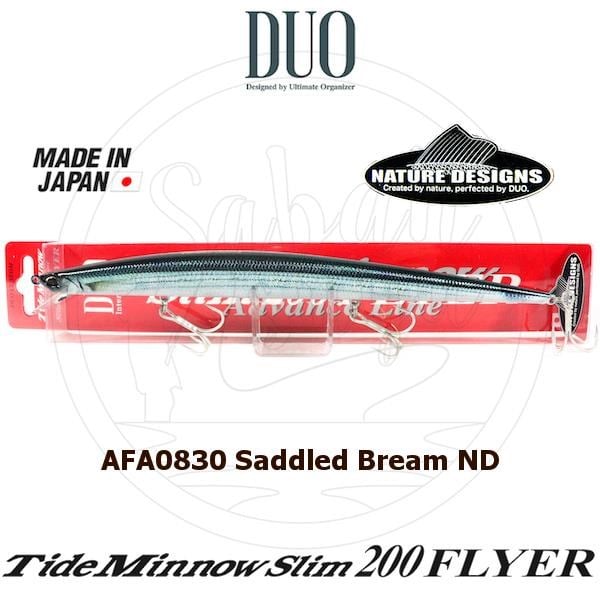 Duo Tide Minnow Slim 200 FLYER AFA0830 Saddled Bream ND