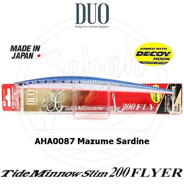 Duo Tide Minnow Slim 200 FLYER AHA0087 Mazume Sardine
