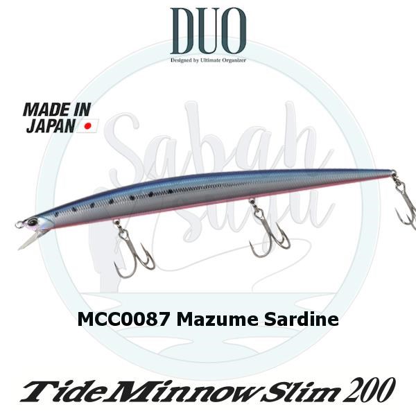 Duo Tide Minnow Slim 200 MCC0087 (M87) Mazume Sardine