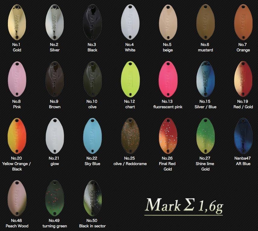 Duo Valkein Mark Sigma Kaşık 1.6gr. No: 20 Yellow Orange