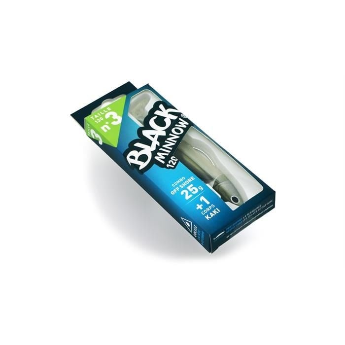 Fiiish Black Minnow BM120/3 BM191 Combo Offshore 12cm 25gr Khaki