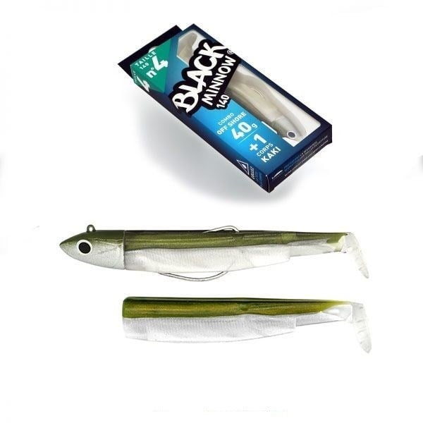 Fiiish Black Minnow BM140/4 BM199 Combo Offshore 14cm 40gr Khaki