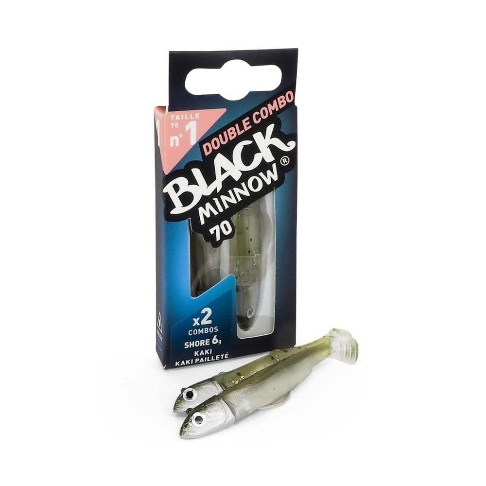 Fiiish Black Minnow BM70/1 BM759 Double Combo Offshore 7cm 6gr Khaki Paillete Khaki
