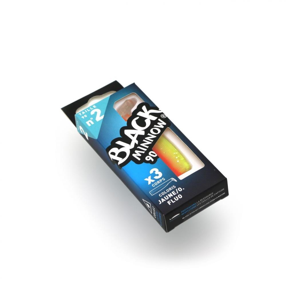 Fiiish Black Minnow BM90/2 BM190 3 X Corps (Gövde) 9cm Jaune Orange