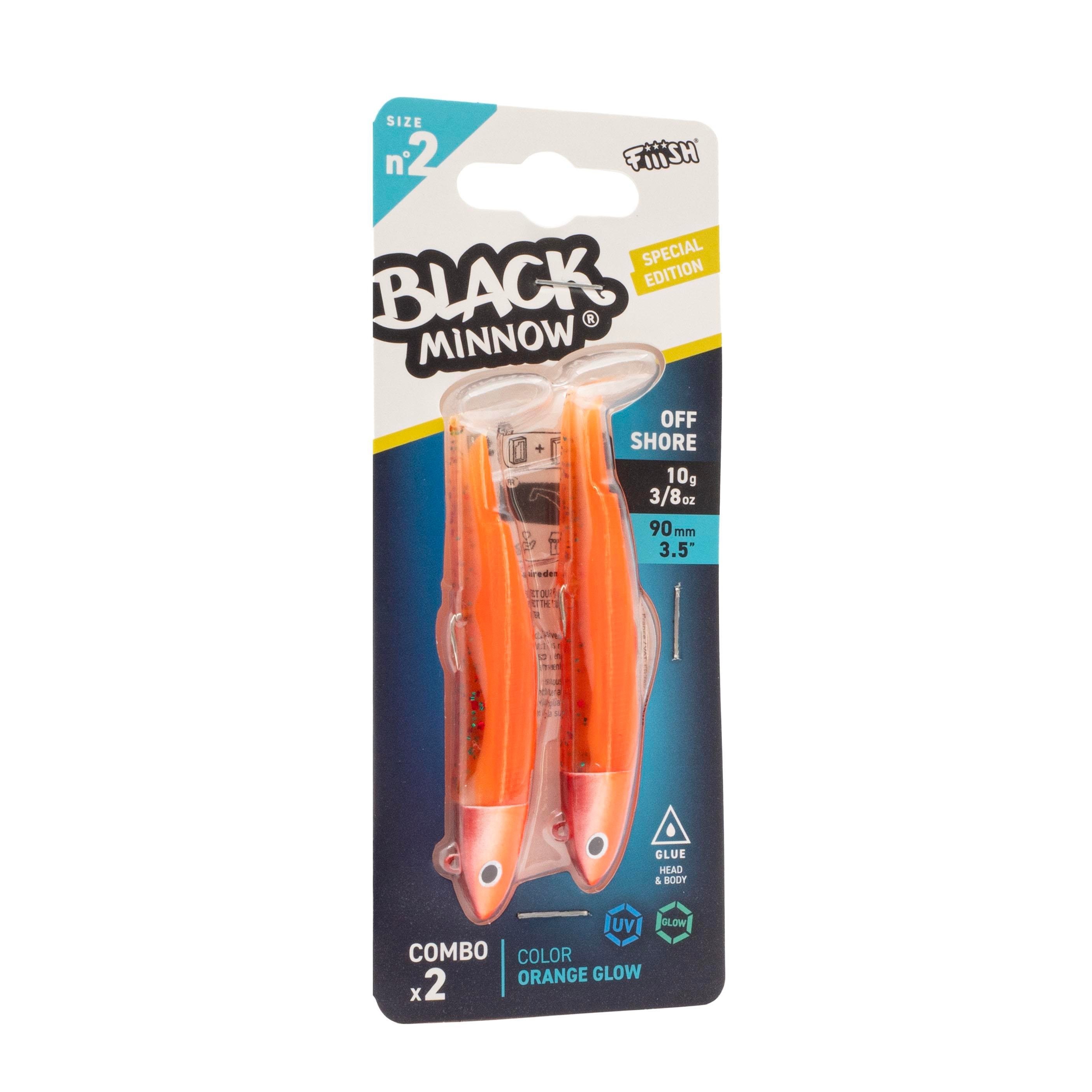 Fiiish Black Minnow BM90/2 BM3175 Combo Offshore 9cm 10gr Orange Glow