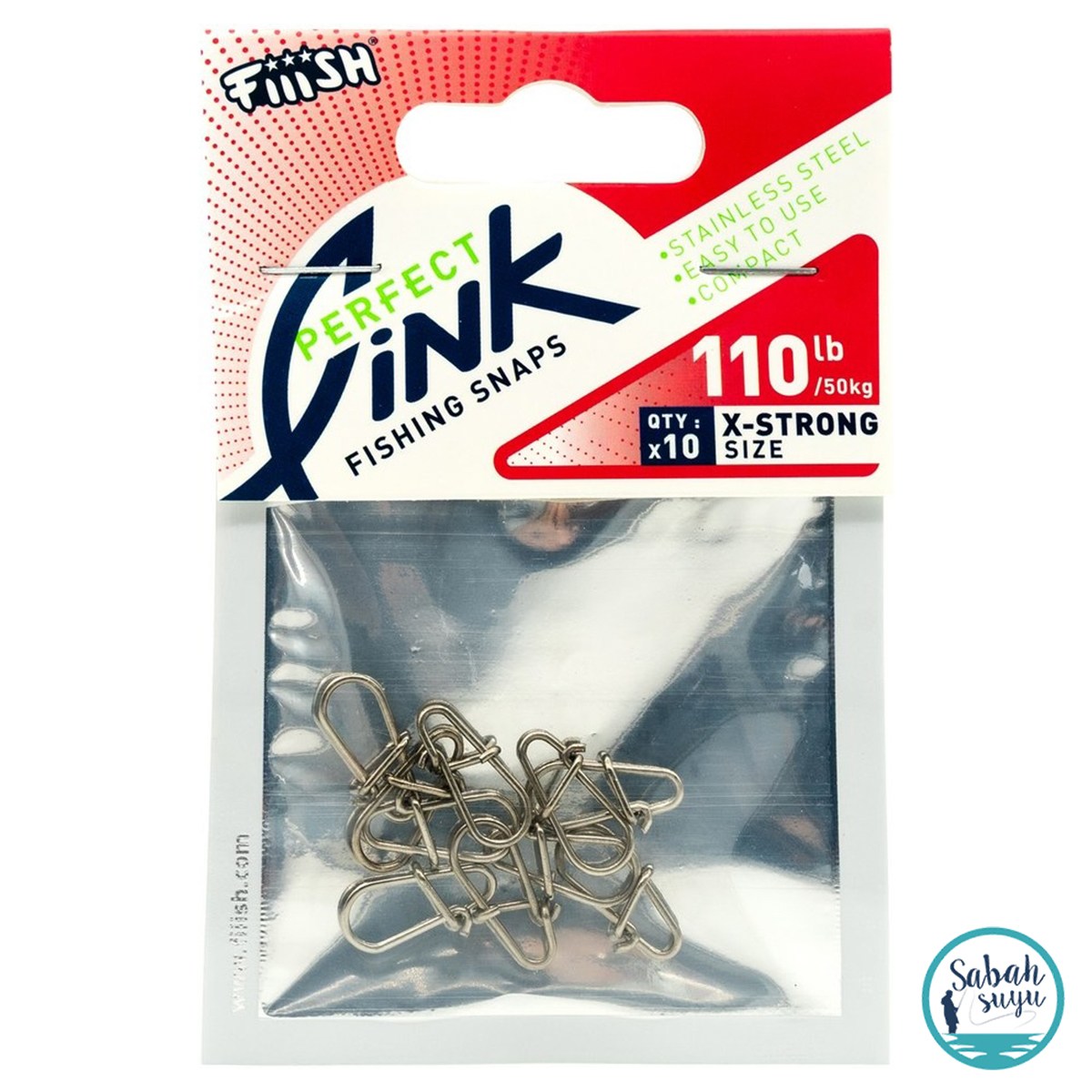 Fiiish GAM382 Perfect Link Snap Klips X-Strong 110lb
