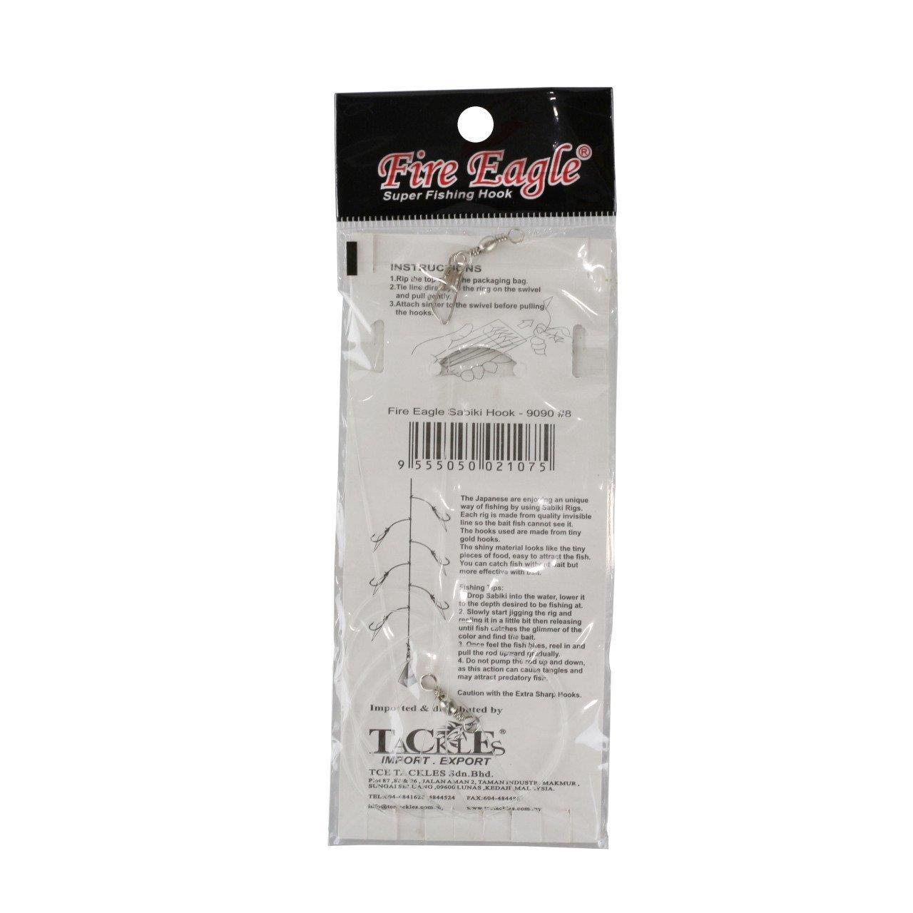 Fire Eagle Sabiki 9090 5 İğneli Çapari No:8