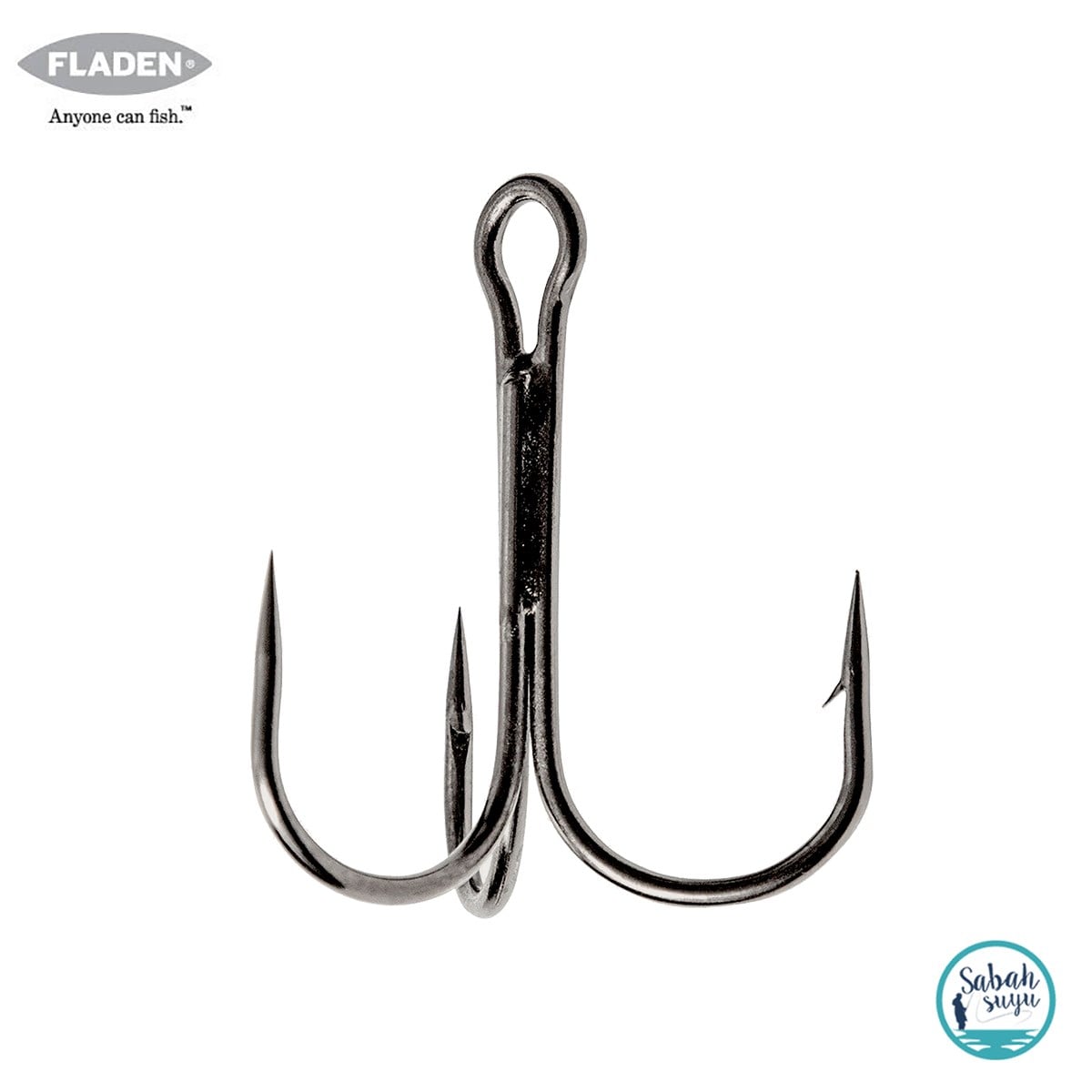 Fladen Maxximus Üçlü İğne Black Nikel #4 (8 Adet)
