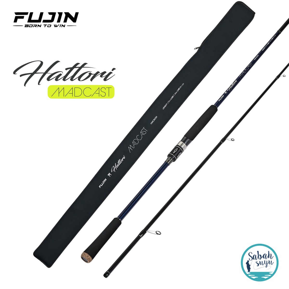Fujin Madcast HMC902M 2.70mt 9-34gr (2P) Spin Kamış