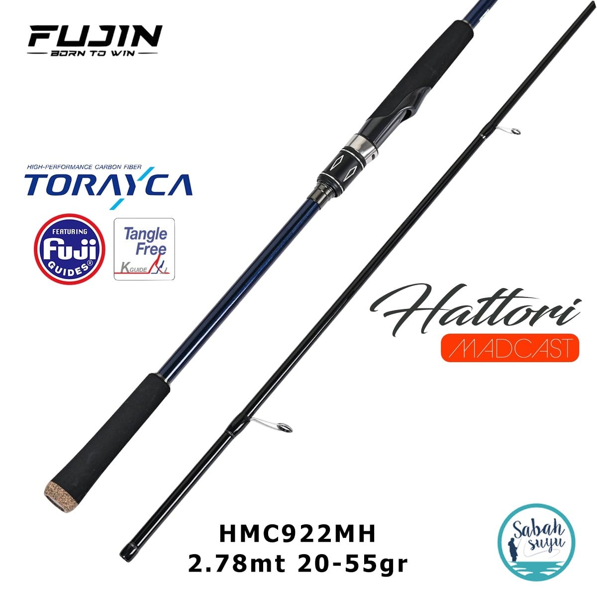Fujin Madcast HMC922MH 2.78mt 20-55gr (2P) Spin Kamış