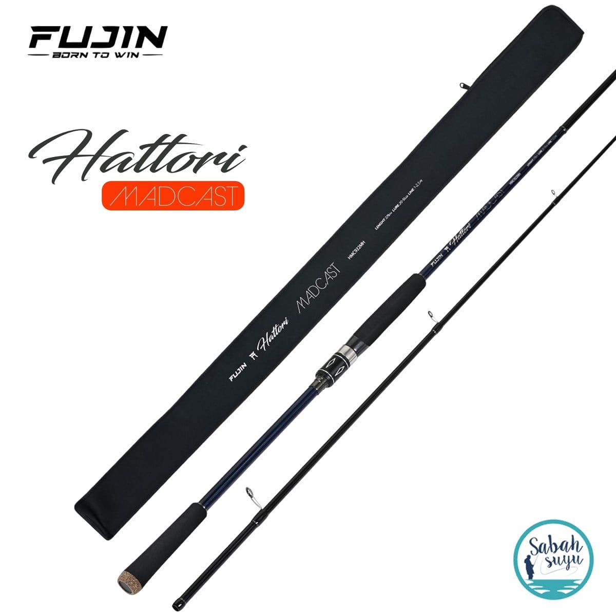 Fujin Madcast HMC922MH 2.78mt 20-55gr (2P) Spin Kamış