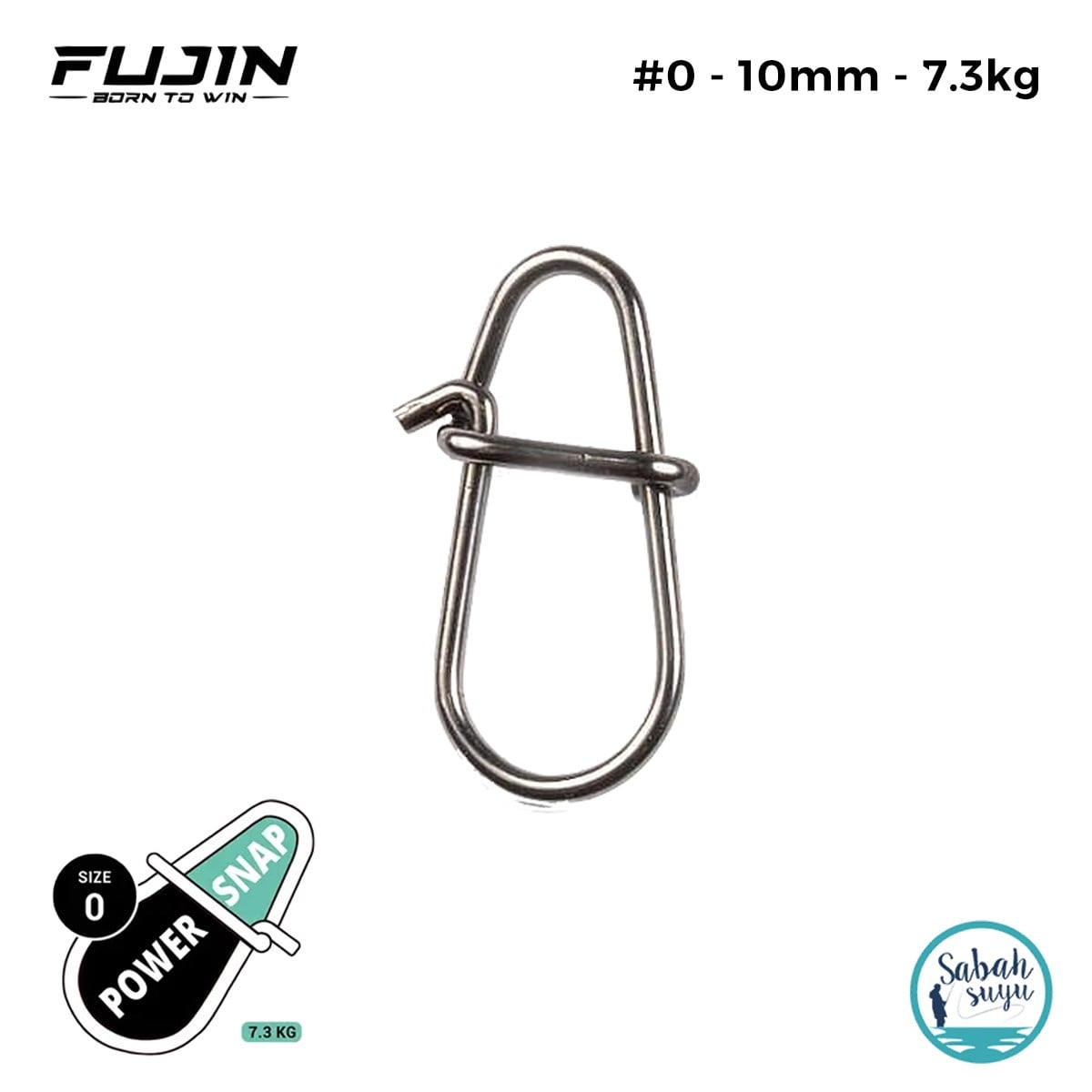 Fujin Power Snap Klips No:0 10mm 7.3kg (10 Adet)