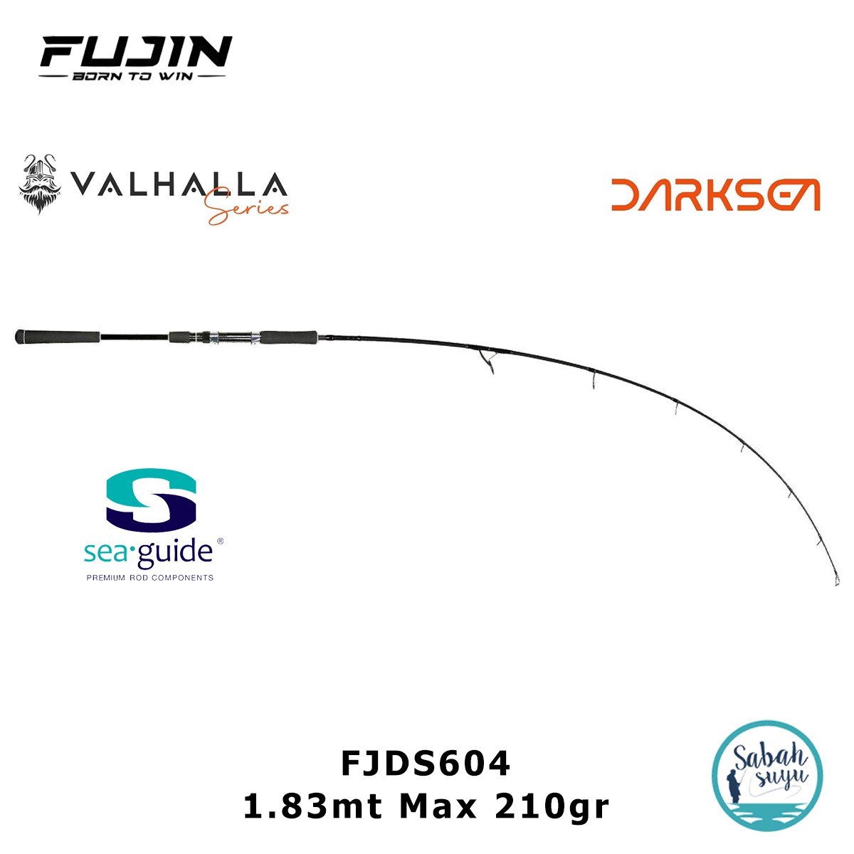 Fujin Valhalla Darksea FJDS604 1.83mt 210gr (S2P) Jigging Kamış