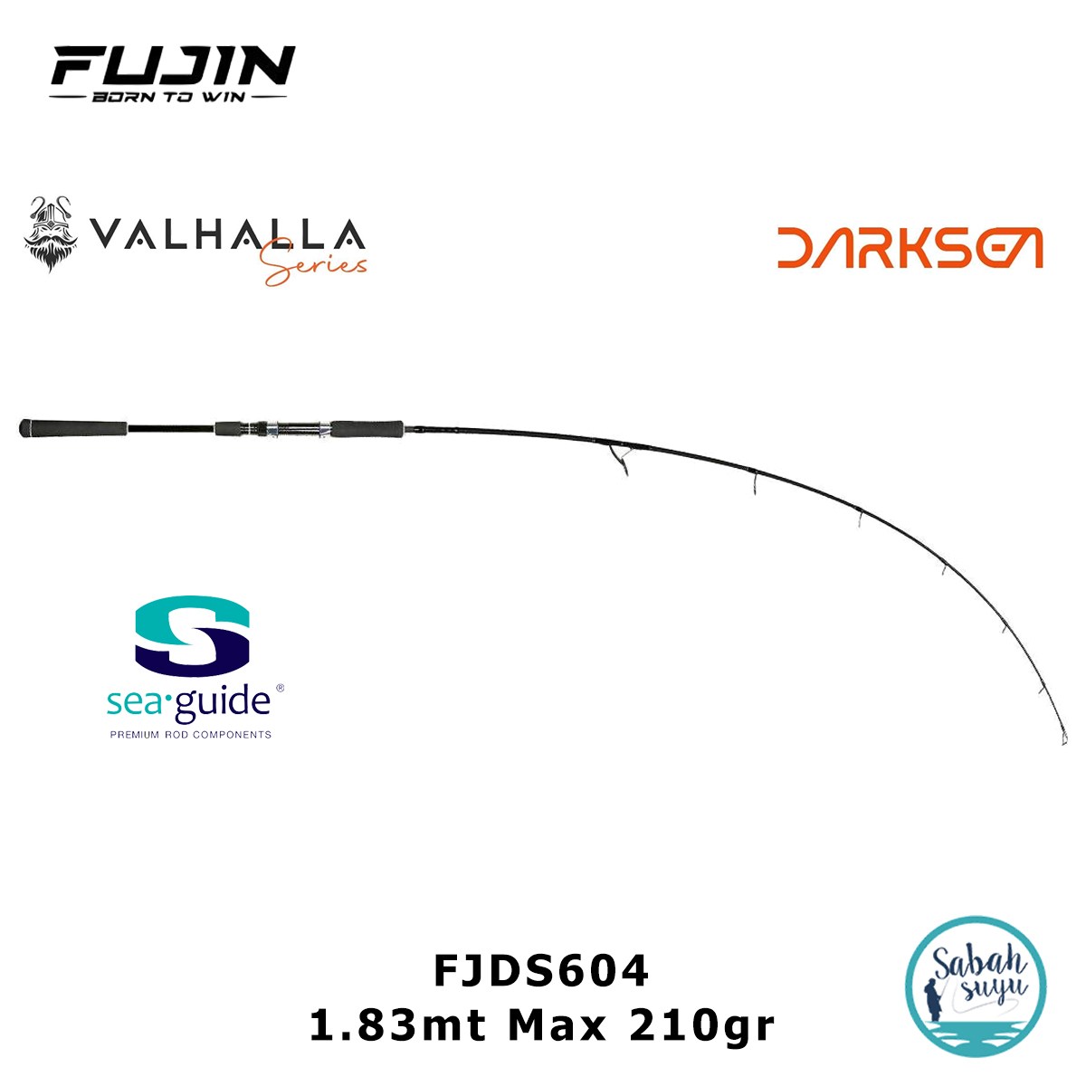 Fujin Valhalla Darksea FJDS604 1.83mt 210gr (S2P) Jigging Kamış