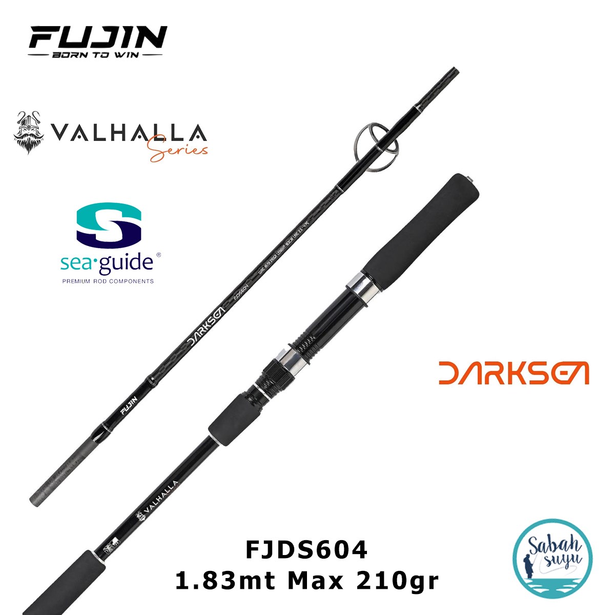 Fujin Valhalla Darksea FJDS604 1.83mt 210gr (S2P) Jigging Kamış