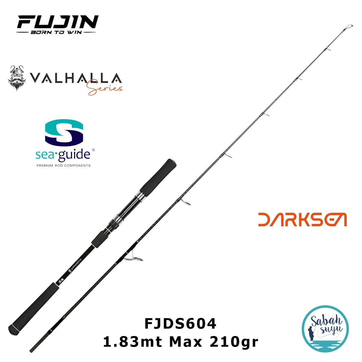 Fujin Valhalla Darksea FJDS604 1.83mt 210gr (S2P) Jigging Kamış