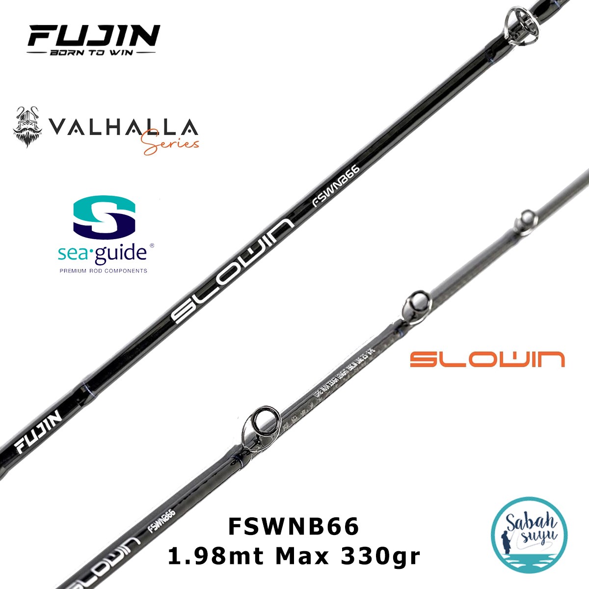 Fujin Valhalla Slowin FSWNB66 1.98mt 330gr (S2P) Tetikli Slow Jigging Kamış