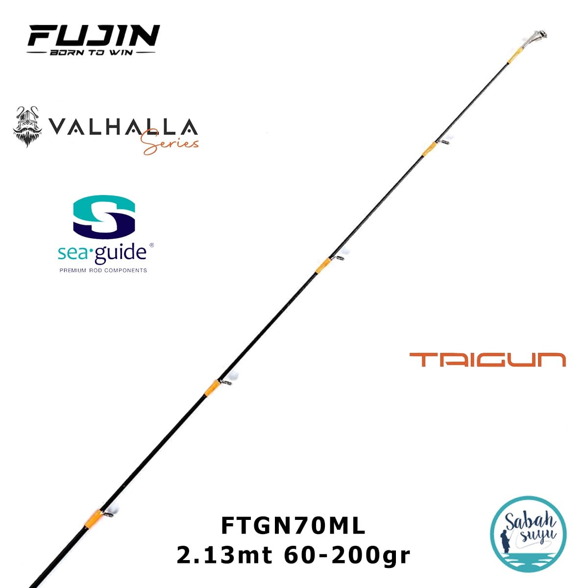 Fujin Valhalla Taigun FTGN70ML 2.13mt 60-200gr (S2P) Tetikli Tai Rubber Kamış