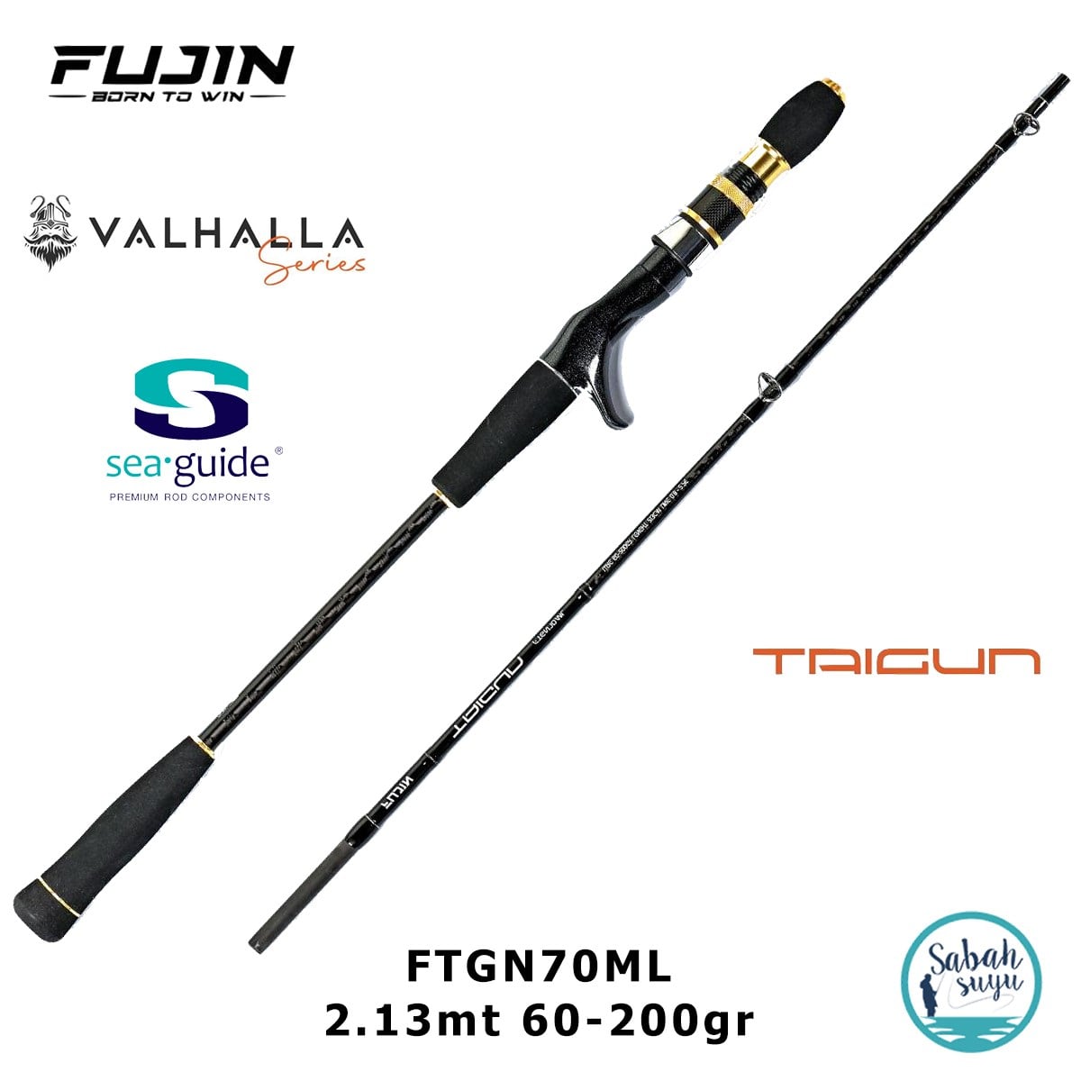 Fujin Valhalla Taigun FTGN70ML 2.13mt 60-200gr (S2P) Tetikli Tai Rubber Kamış