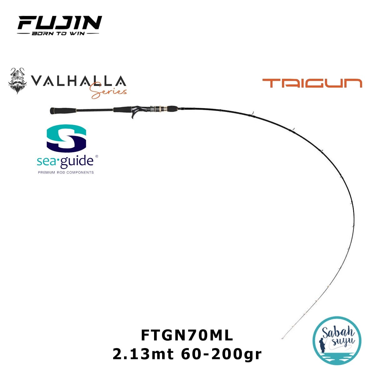 Fujin Valhalla Taigun FTGN70ML 2.13mt 60-200gr (S2P) Tetikli Tai Rubber Kamış