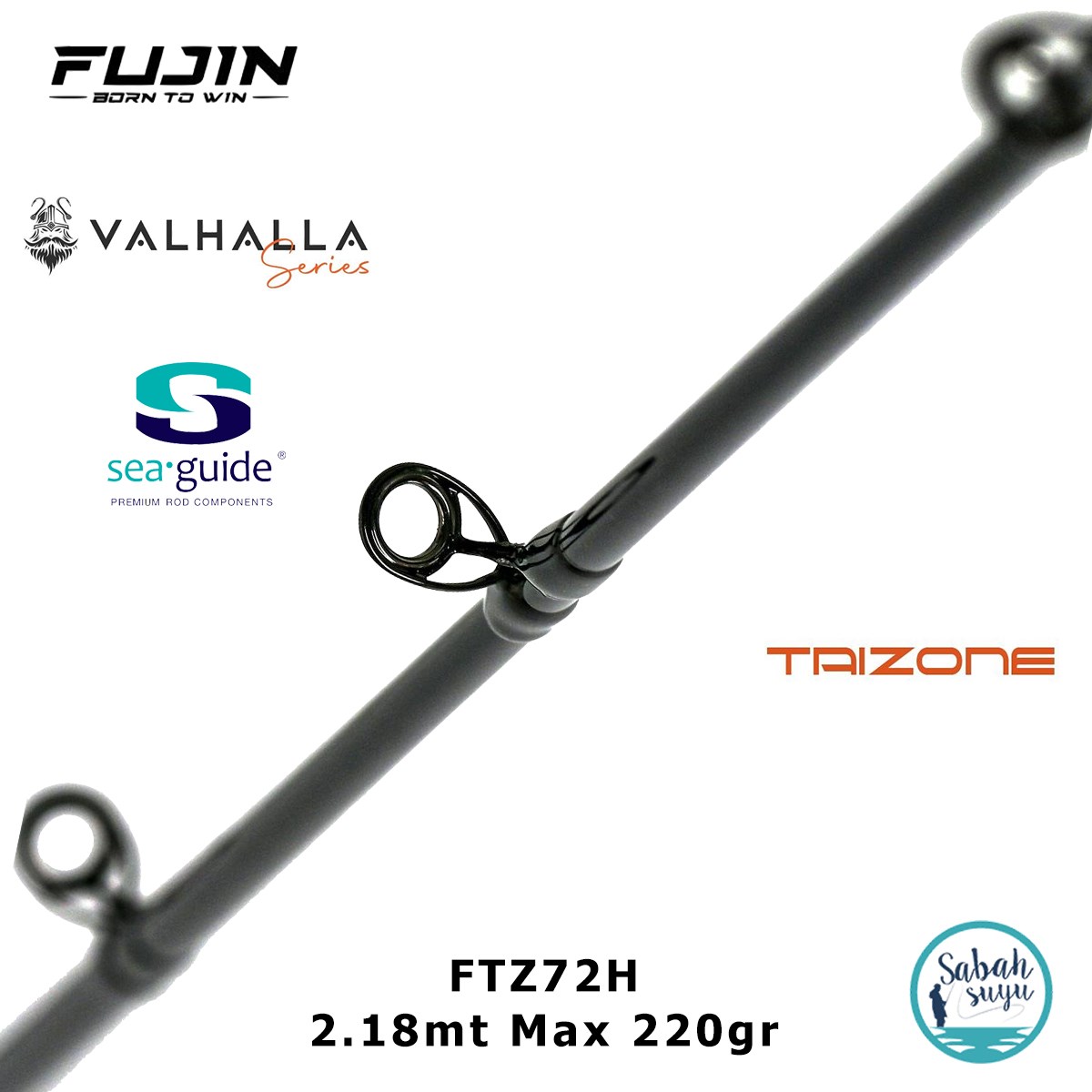 Fujin Valhalla Taizone FTZ72H 2.18mt 220gr (2P) Tetikli Tai Rubber Kamış