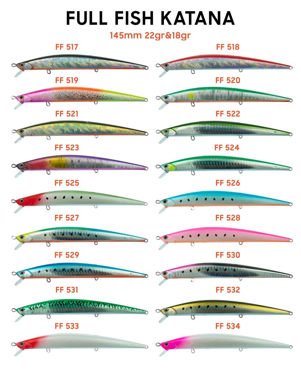 Full Fish Katana 145S 14.5cm 22gr FF508 Maket Balık