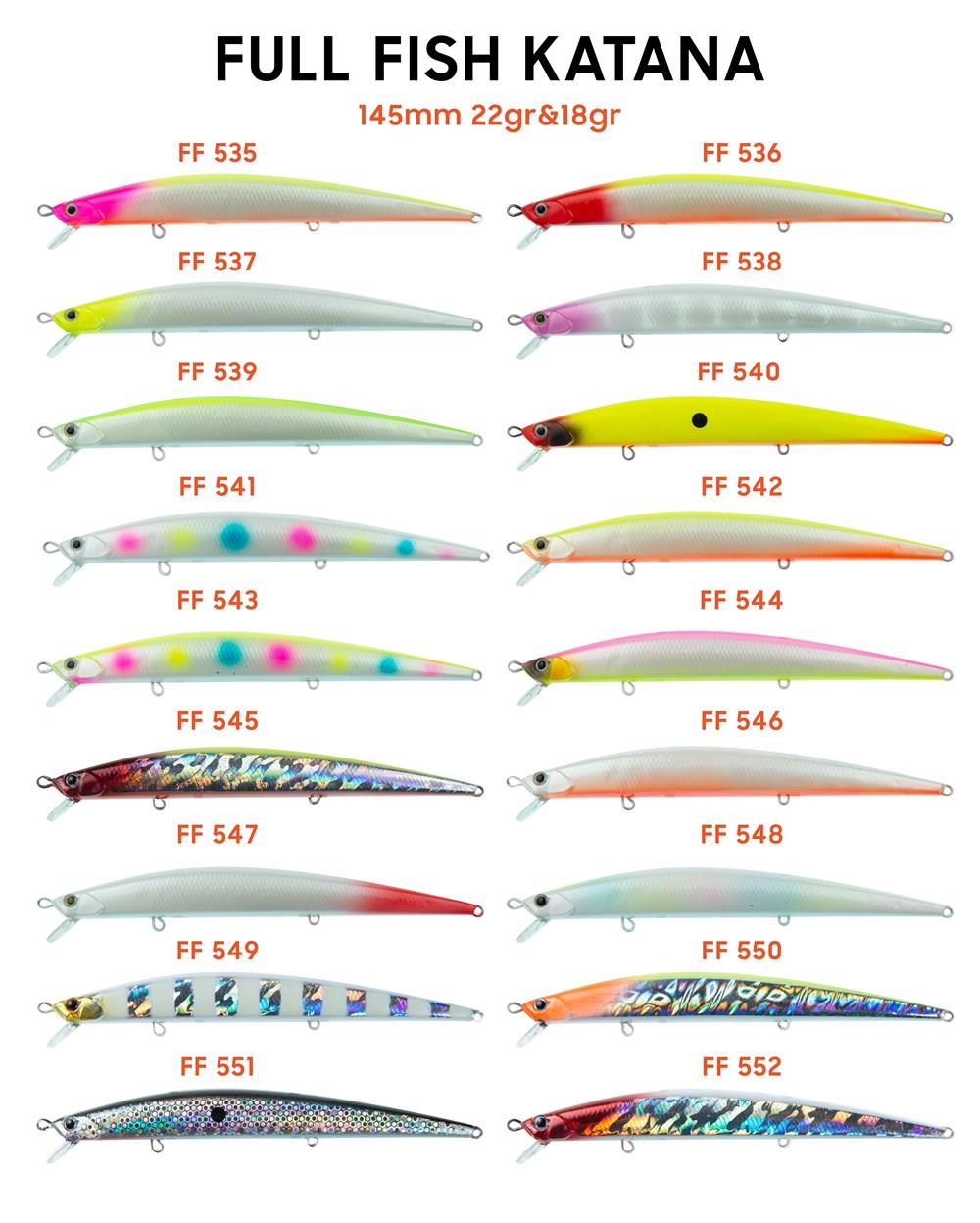 Full Fish Katana 145S 14.5cm 22gr FF508 Maket Balık