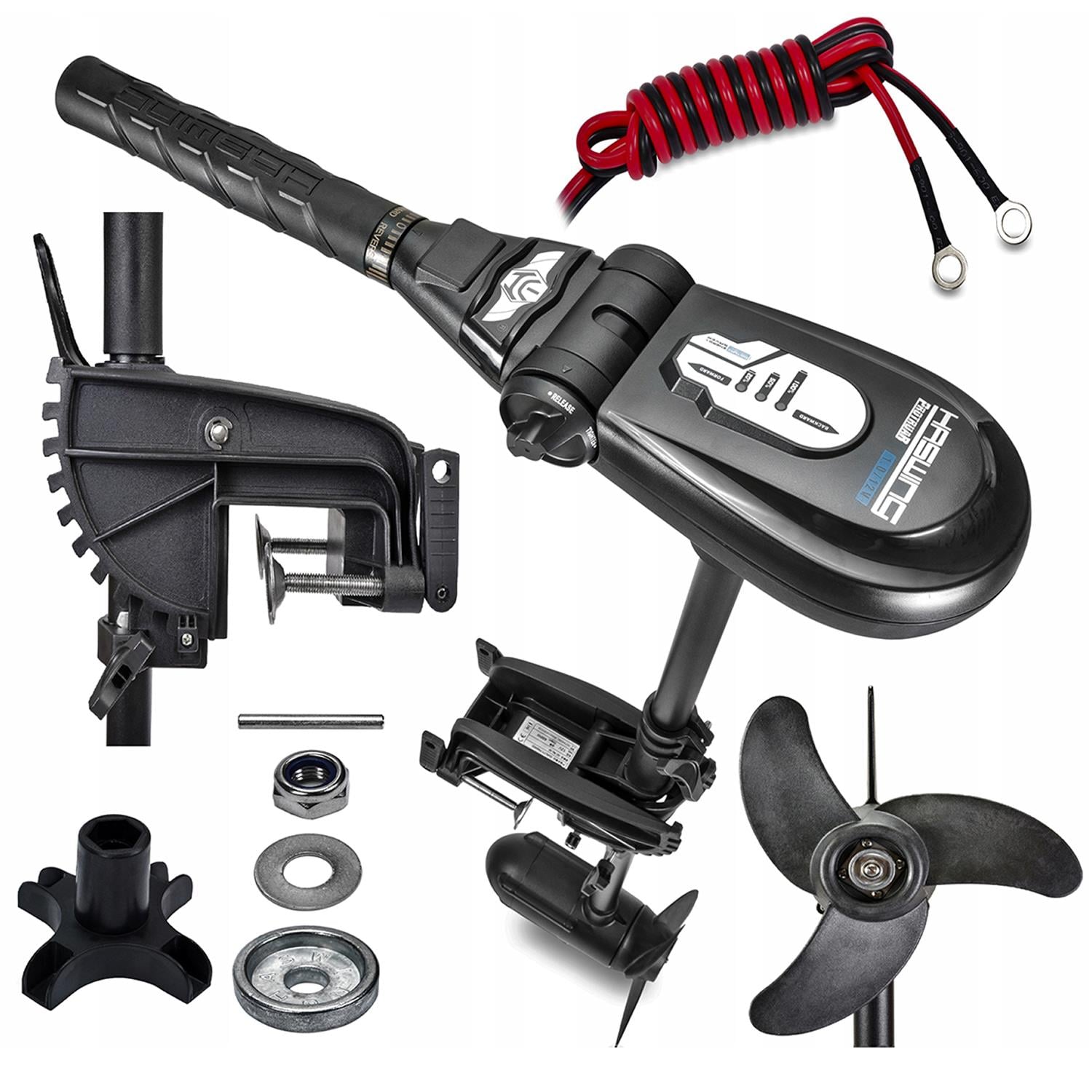 Haswing Protruar 1.0 12V 600W 65lbs 1HP Elektrikli Bot Motoru