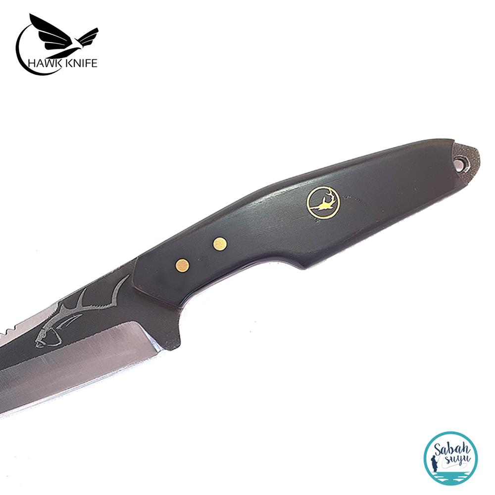 Hawk Knife AYSS-001 Paslanmaz Çelik Bıçak 25cm + Kydex Kılıf