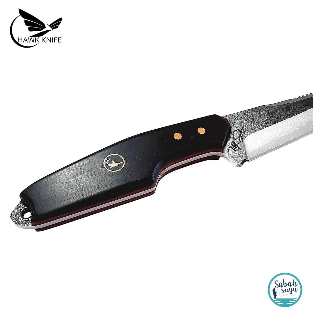 Hawk Knife AYSS-001 Paslanmaz Çelik Bıçak 25cm + Kydex Kılıf