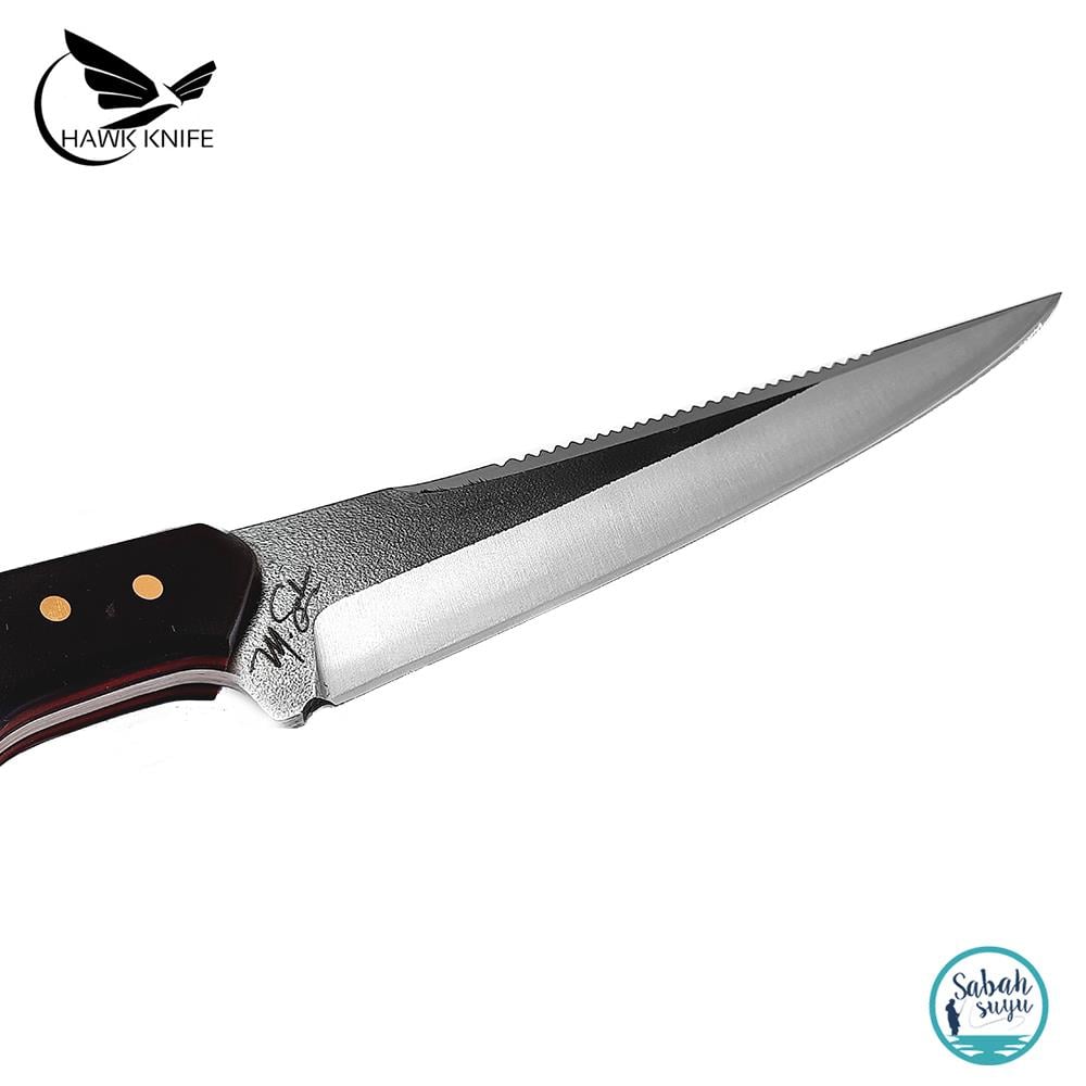 Hawk Knife AYSS-001 Paslanmaz Çelik Bıçak 25cm + Kydex Kılıf