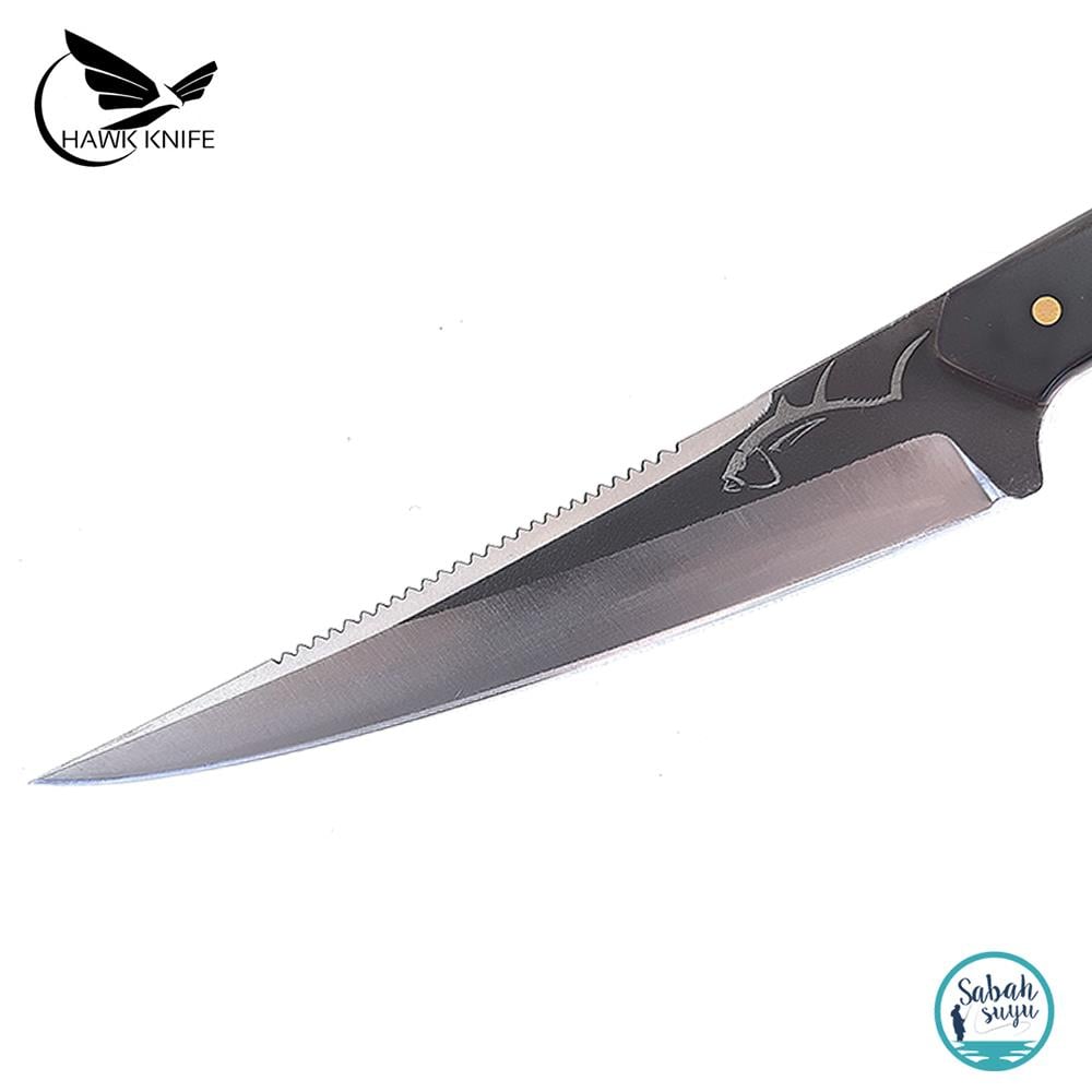 Hawk Knife AYSS-001 Paslanmaz Çelik Bıçak 25cm + Kydex Kılıf