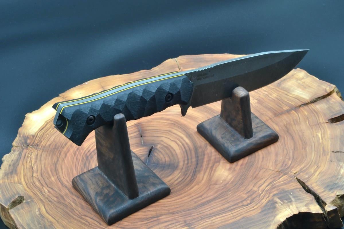 Hawk Knife N690 P/Ç Bushcraft Bıçak 25cm + Deri Kılıf