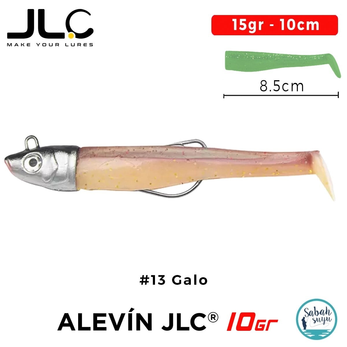 JLC Alevin Set 15gr 10cm #13 Galo Silikon Balık