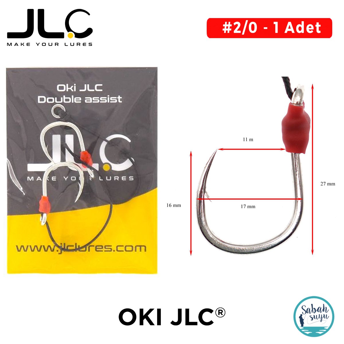 JLC Çiftli Hazır Asist İğne #2/0 Oki (1 Adet)