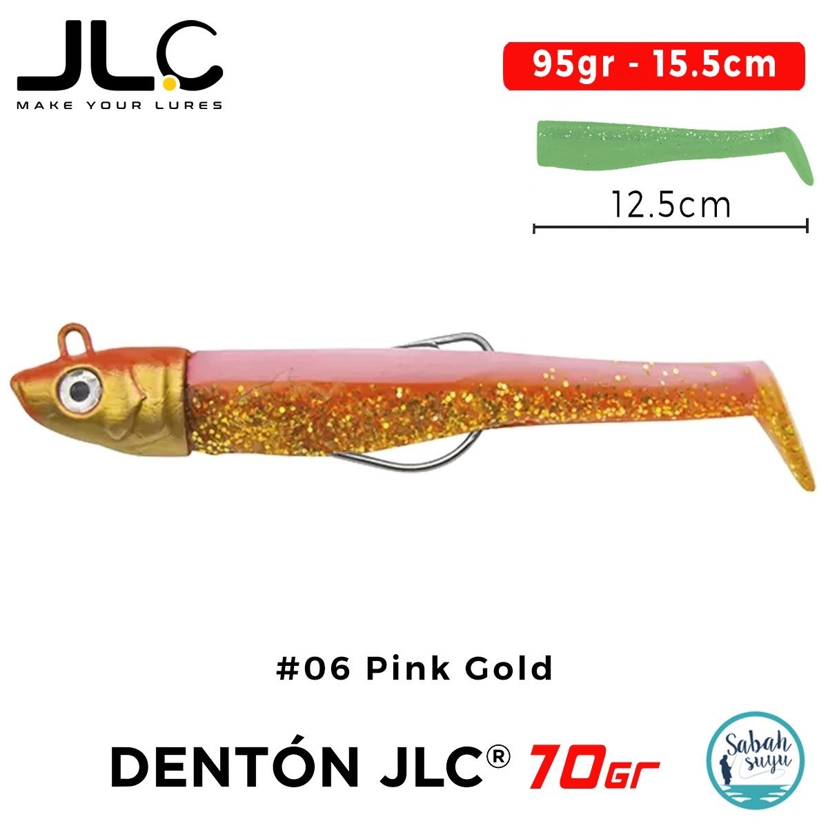JLC Denton 70 Set 95gr 15.5cm #06 Pink Gold Silikon Balık