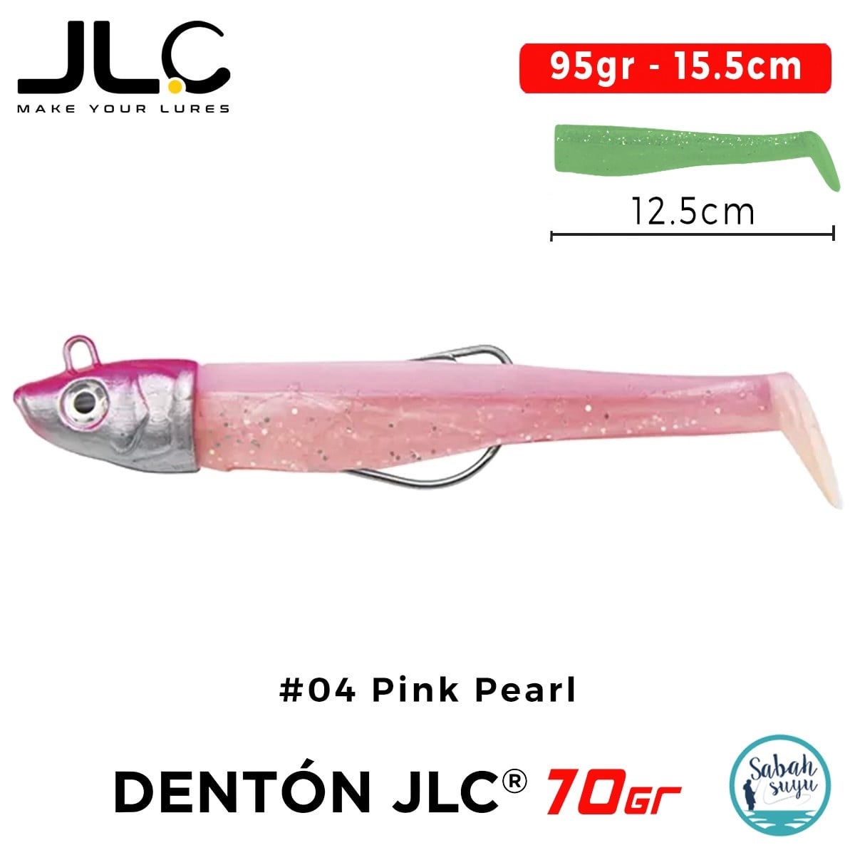 JLC Denton 70 Set 95gr 15.5cm #04 Pink Pearl Silikon Balık