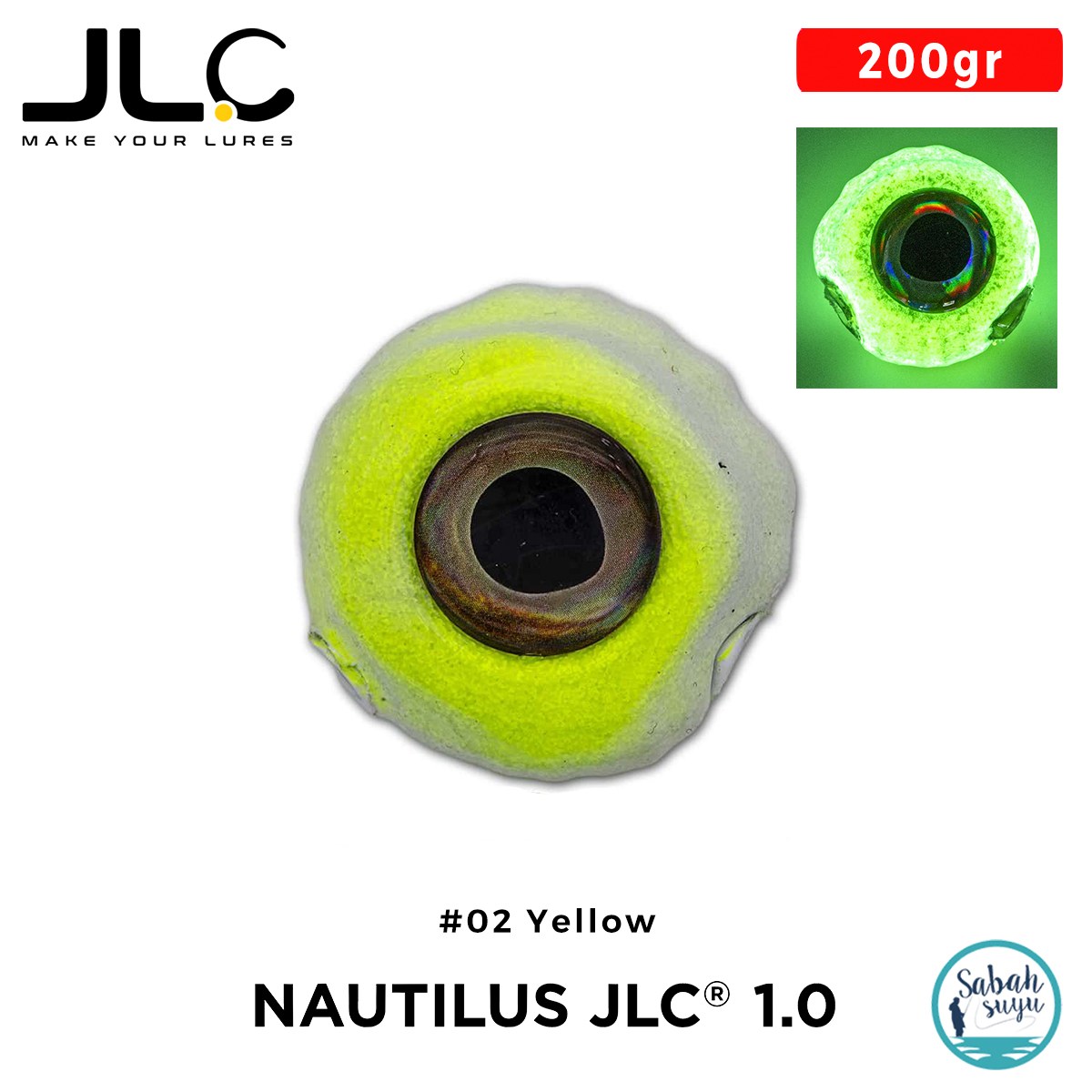 JLC Nautilus 1.0 Tai Rubber Kafa 200gr #02 Yellow
