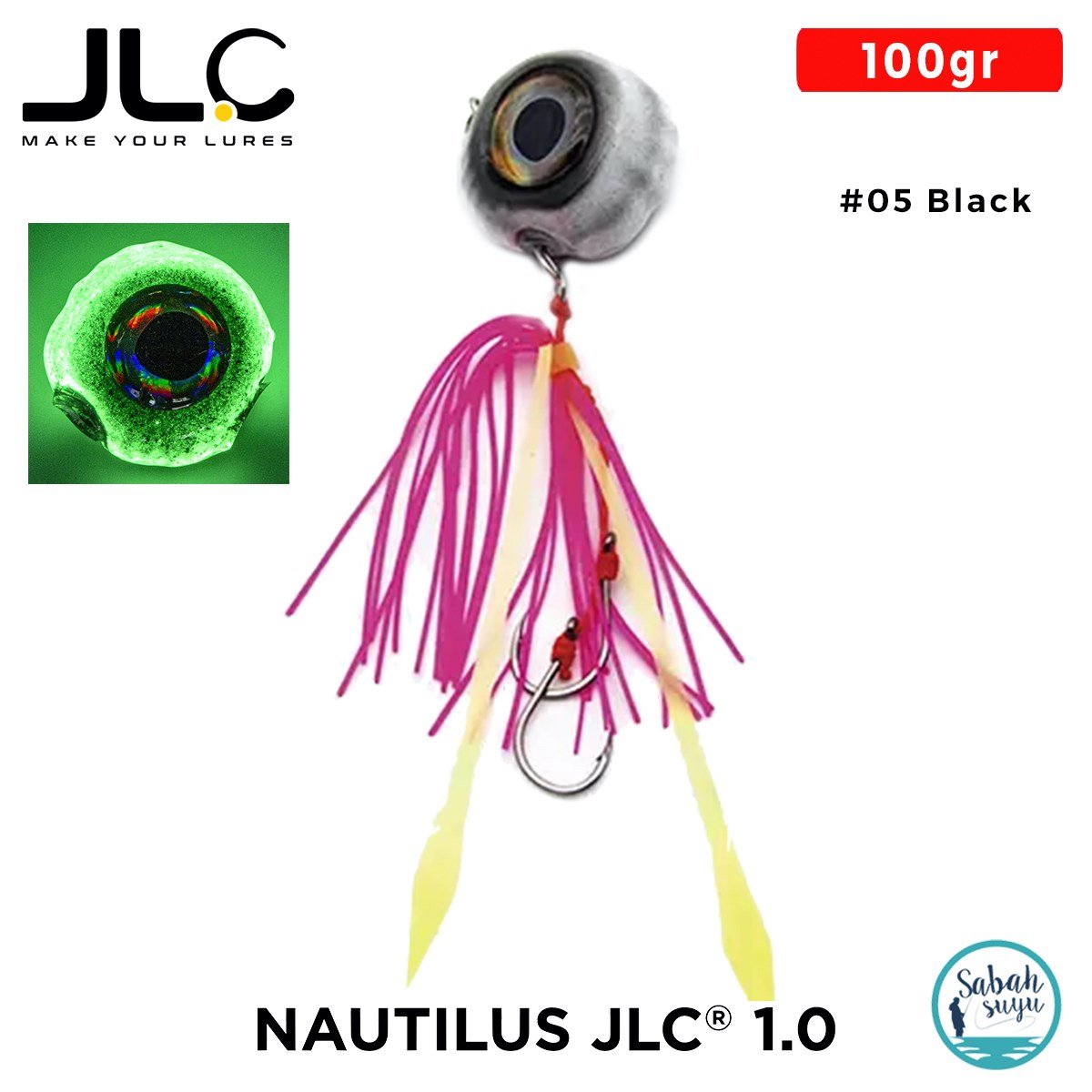 JLC Nautilus 1.0 Tai Rubber Set 100gr #05 Black