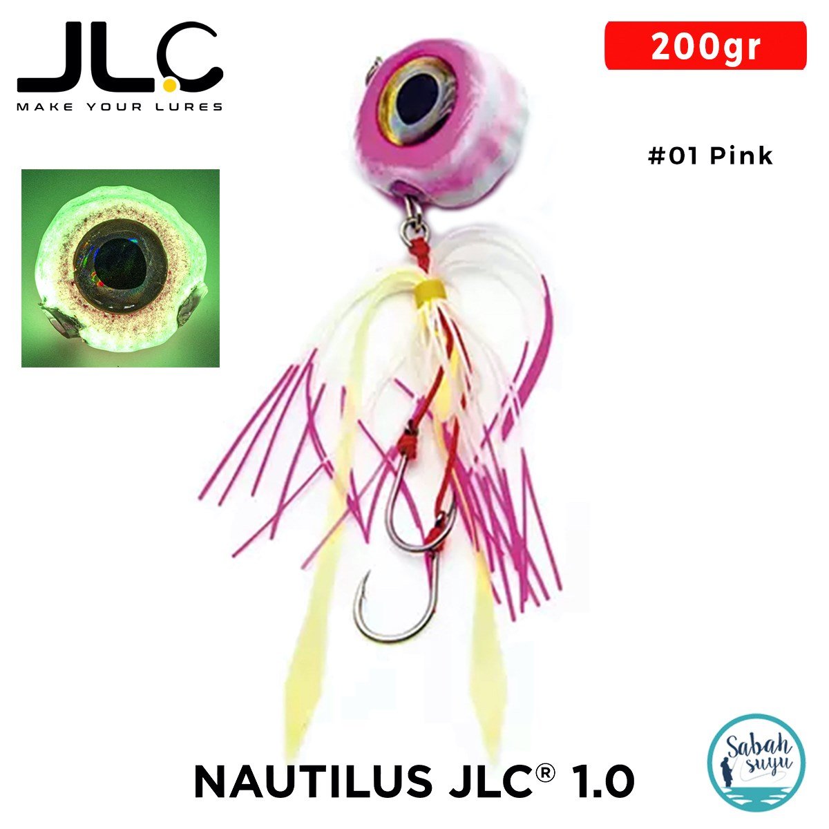 JLC Nautilus 1.0 Tai Rubber Set 200gr #01 Pink